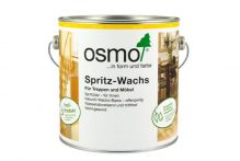 Osmo Spritz-Wachs weiß deckend matt incl. gratis Pinsel