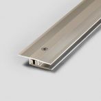Parador Übergangsprofil Aluminium für Designboden Edelstahl, 1000 mm lang, Bodenbeläge 4 - 9 mm (1744330)
