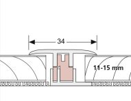Parkettfreund Click-up Block 15 Profilerhöhung - 16-20 mm