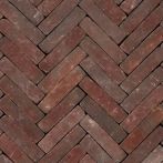 Penter Pflasterklinker Ruston ZEN 70/210 ohne Fase | 200x50x60 mm | Getrommelt | Rotbunt