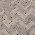 Penter Pflasterklinker Lotis HET 19/16 ohne Fase | 200x100x52 mm | Getrommelt | Grau nuanciert