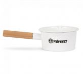 Petromax Emaille Stieltopf weiß 1 Liter