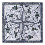 HPH Placke Rosone ISOLA-2 Nero Drehbar 66x66x0,8 cm Art. 14798