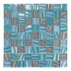 HPH Placke Mosaik Glasmosaik-AVW 3x3 azul/verde glzd. 30x30x0,8 cm Art. 14973