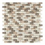 HPH Placke Mosaik MINI-BRICK-3 crema 30x30x0,8 cm Art. 15267