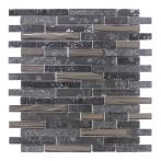 HPH Placke Mosaik BRICK 1,5 FIORE-1 nero 30x27x0,8 cm Art. 15449