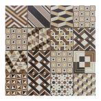 HPH Placke Mosaik Casa PATCHWORK-4 mocca 7,5x7,5 30x30x0,8 cm Art. 15454