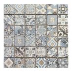 HPH Placke Mosaik Casa PATCHWORK-5 azzurro 4,8x4,8 30x30x0,75 cm Art. 15518