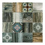 HPH Placke Mosaik Casa BOSCO-2 verde/marrone 7,5x7,5 30x30x0,8 cm Art. 15540