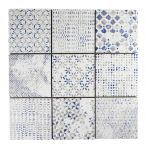HPH Placke Mosaik Casa VINTAGE-1 azzurro 10x10 30x30x0,75 cm Art. 15574