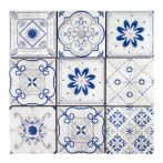 HPH Placke Mosaik Casa DELFT-1 azzurro 10x10 30x30x0,75 cm Art. 15575