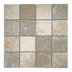HPH Placke Mosaik TRAVERTINO 7,5x7,5 chiaro/noce 30x30x0,9 cm Art. 15594