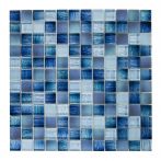 HPH Placke Mosaik LINO-2 blue glänzend/matt 30x30x0,8 cm Art. 15626