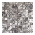 HPH Placke Mosaik TITANIO-1 argento 30x30x0,8 cm Art. 15654