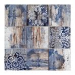 HPH Placke Mosaik Maxi SHABBY CHIC-1 azul 10x10 30x30x0,8 cm Art. 15683