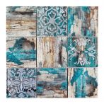 HPH Placke Mosaik Maxi SHABBY CHIC-3 verde 10x10 30x30x0,8 cm Art. 15685