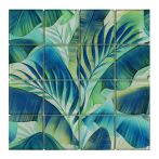 HPH Placke 7,5x7,5 cm Mosaik PIANTA-2 blu glänzend 30x30 cm - 15726