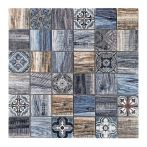 HPH Placke 4,8x4,8 cm Mosaik Modo BOSCO-4 azzurro 30x30 cm - 15746