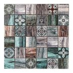 HPH Placke 4,8x4,8 cm Mosaik Modo BOSCO-5 verde 30x30 cm - 15747