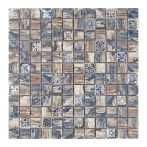 HPH Placke 2,3x2,3cm Mosaik Mini SHABBY CHIC-1 azul 30x30 cm - 15748