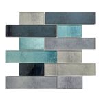 HPH Placke Glasmosaik 30x30 cm MURETTO-2 verde - 15770