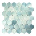 HPH Placke Mosaik ESAGONA-7 Mare verde glänzend/matt 28,6x28,4cm I 15826