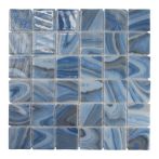 HPH Placke Mosaik AGATA-2 blu glänzend 31,1x31,1cm I 15833