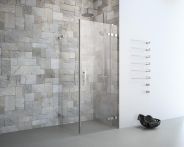 Geo-Sanitär Prima Drehtür mit 2 Festteilen - EuroVario Plus