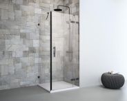 Geo-Sanitär Prima Drehtür mit Festteil & Seitenteil - EuroVario Plus