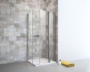 Geo-Sanitär Prima Pendeltür mit Feststeil, rechts - EuroVario