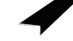 Prinz Alu-Winkelprofil Nr.160 24,5x10mm 1m schwarz RAL 9005 selbstklebend