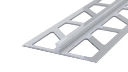 Prinz Alu-Trennprofil Nr.214 44mm 3m natur gestanzt Beläge 5mm