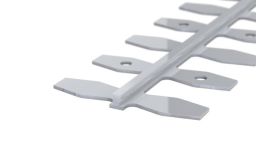 Prinz Alu-Trennprofil Nr.215 44mm 3m natur biegbar Beläge 3mm