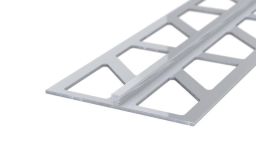 Prinz Alu-Trennprofil Nr.215 44mm 3m natur gestanzt Beläge 3mm