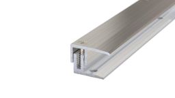 Prinz Alu-Abschlussprofil LPS 220 Nr.228 21mm 0,9m Edelstahl geb. Beläge 7-16mm, glatt