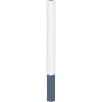 Profex PVC Torpfosten weiß 8,7x8,7x150cm mit Alukern 4,0mm zum Einbetonieren
