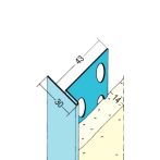Protektor Nr.: 1321 Abschlussprofil für den Innenputz