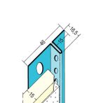 Protektor Nr.: 1328 Anschlussprofil für den Trockenbau