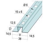 Protektor Nr.: 5156 Hutprofil 13 x 38 mm
