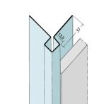 Protektor Nr.: 9080 Kantenprofil ohne Schnittkantenüberdeckung Alu