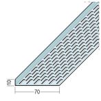 Protektor Nr.: 9313 Lüftungswinkel einseitige Rechtecklochung Alu