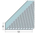 Protektor Nr.: 9334 Lüftungswinkel einseitige Rechtecklochung Alu