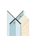 Protektor Nr.: 9428 Kantenprofil ohne Schnittkantenüberdeckung Alu