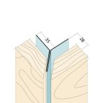 Protektor Nr.: 9438 Kantenprofil Y ohne Schnittkantenüberdeckung Alu