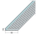 Protektor Nr.: 9695 Lüftungswinkel einseitige Ovallochung Alu