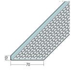 Protektor Nr.: 9697 Lüftungswinkel einseitige Ovallochung Alu