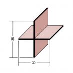 Protektor Nr.: 3915 Scheinfugenprofil Estrich PVC