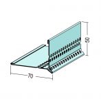 Protektor Nr.: 9139 Kiesfangleiste Alu