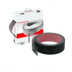 Protektor Nr.: 9348 Lüftungsstreifen Rechtecklochung gerollt Alu schwarz/rot