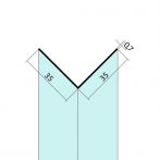 Protektor Nr.: 9435 Winkelprofil Alu schwarz